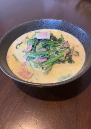 簡単☆小松菜ミルク煮-レシピのメイン写真