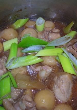 小芋と葱、鶏の含め煮 鬼平江戸の味-レシピのメイン写真