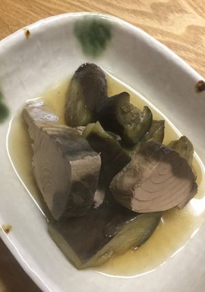 妄想周ちゃんおかず・なまりと茄子の煮つけ-レシピのメイン写真