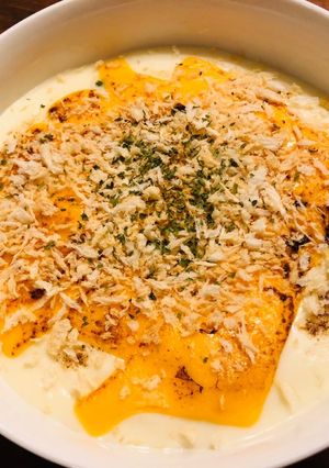 帆立とほうれん草のグラタン-レシピのメイン写真