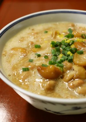 朝昼夕♪ヘルシー♪山芋なめこ納豆卵の丼-レシピのメイン写真