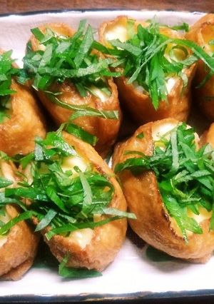 焼きいなりのチーズのせ-レシピのメイン写真