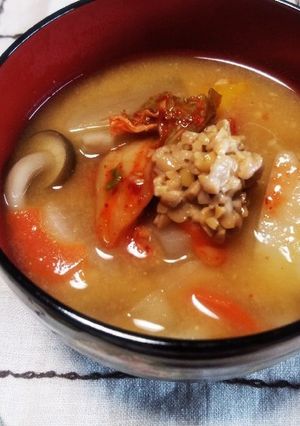 発酵＆根菜パワーお味噌汁-レシピのメイン写真