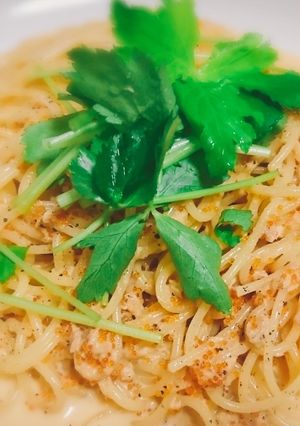 混ぜるだけ！とびっことツナマヨのパスタ-レシピのメイン写真