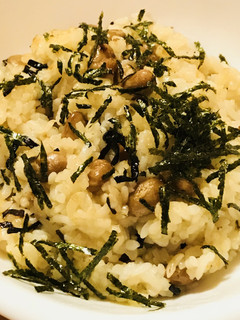 大粒納豆と塩昆布の焼きめし-レシピのメイン写真