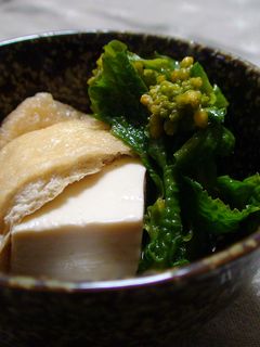 おあげ!お豆腐!菜の花!煮-レシピのメイン写真