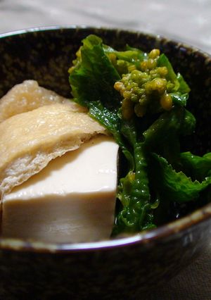 おあげ！お豆腐！菜の花！煮-レシピのメイン写真