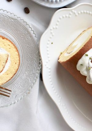キャラメルロールケーキ-レシピのメイン写真