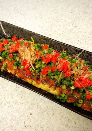 ねぎたっぷり♪長芋のヘルシーお好み焼き風-レシピのメイン写真