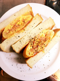 IHによるハムとオムレツサンド-レシピのメイン写真