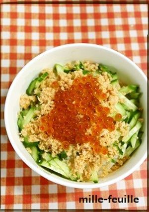 鮭いくらきゅうり丼-レシピのメイン写真