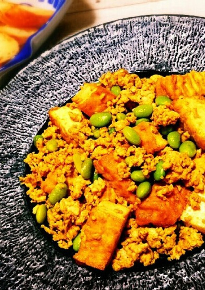厚揚げのカレー炒め-レシピのメイン写真