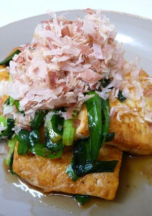 ニラと豆腐で♪ピリ辛炒め-レシピのメイン写真