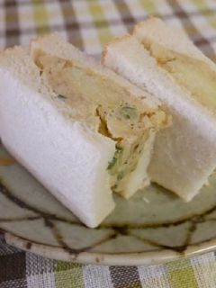 ふじっ子煮×パン、パンつくポテサラサンド-レシピのメイン写真