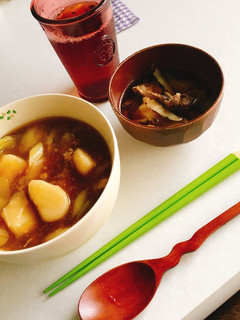 芋煮あんかけ丼★残った芋煮アレンジ!-レシピのメイン写真