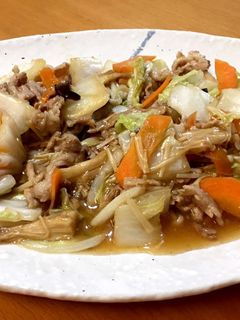 お手軽♪白菜と豚バラの中華あんかけ*-レシピのメイン写真