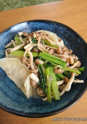 たっぷりきのこの蒸しギョウザ-レシピのメイン写真