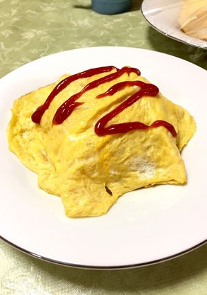 薄焼き玉子のオムライス-レシピのメイン写真