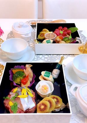 ビーツご飯　アフタヌーンティー風-レシピのメイン写真