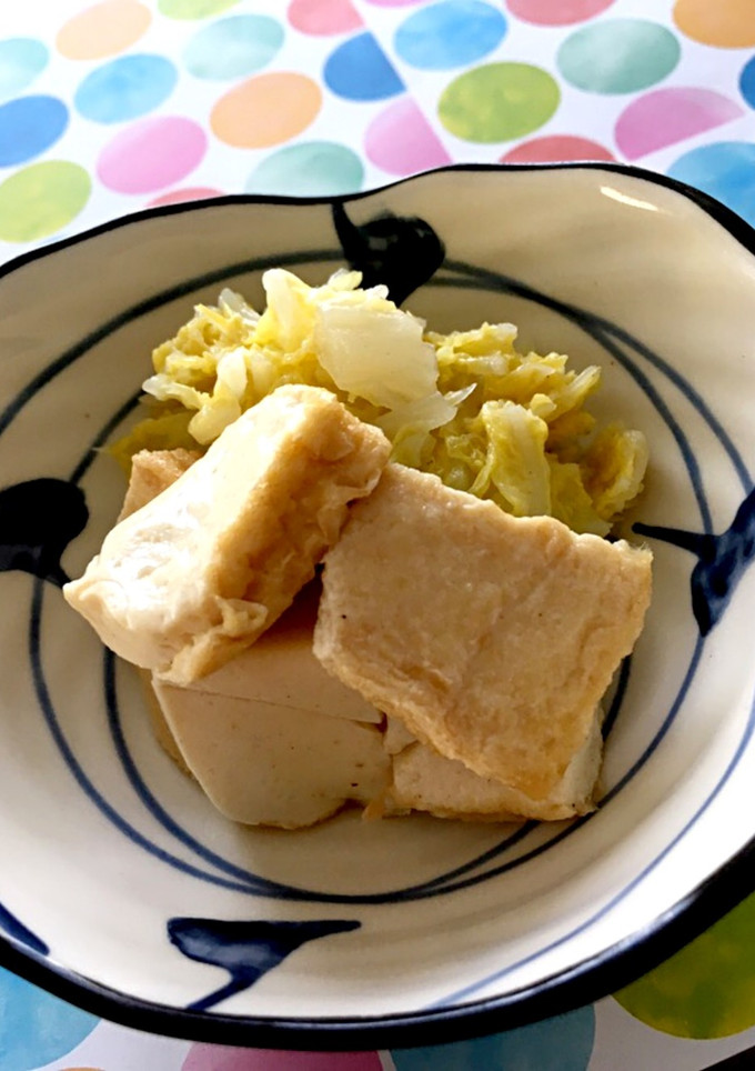 厚揚げと白菜のうま煮-レシピのメイン写真