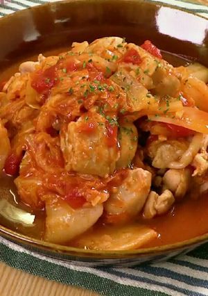❀白菜と鶏肉のトマト煮込み❀-レシピのメイン写真
