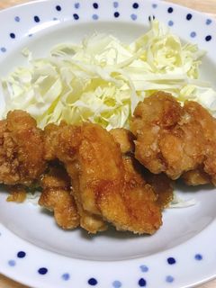 少ない油で!フライパンで!鶏の唐揚げ-レシピのメイン写真