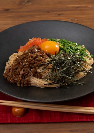 澤田シェフ監修！油そば風そうめん-レシピのメイン写真
