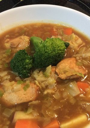 煮ないスープカレー【野菜使い切り】-レシピのメイン写真