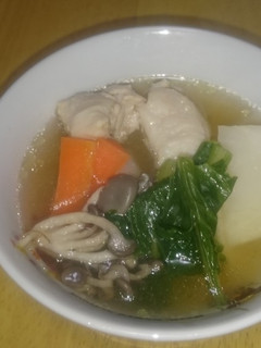 蕪と鶏肉のスープ-レシピのメイン写真