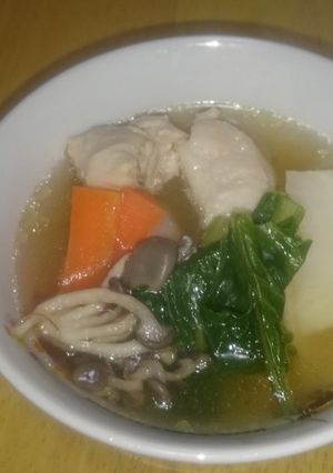 蕪と鶏肉のスープ-レシピのメイン写真