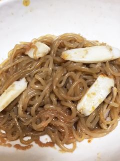 ヘルシー!しらたきの明太パスタ-レシピのメイン写真
