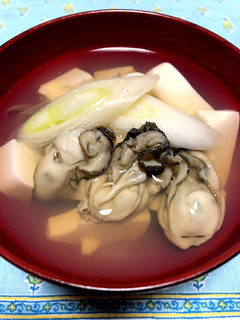 牡蠣の旨味たっぷり!牡蠣のお吸い物-レシピのメイン写真