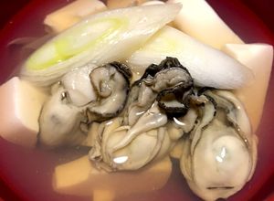 牡蠣の旨味たっぷり！牡蠣のお吸い物-レシピのメイン写真