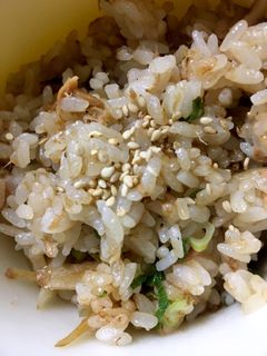 ごぼうと和風シーチキンの焼き飯-レシピのメイン写真