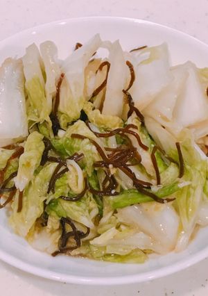 塩こんぶと塩麹で、簡単まろやか白菜漬け!-レシピのメイン写真