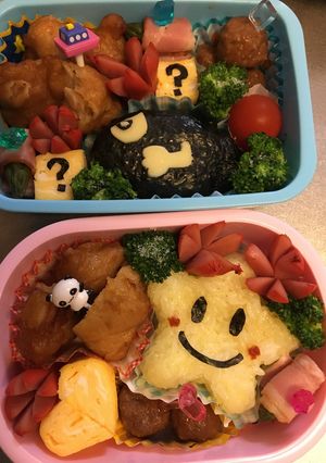 キラー&星のキャラ弁☆-レシピのメイン写真