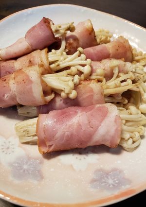 超簡単！えのきのベーコン巻き-レシピのメイン写真