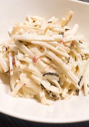 混ぜるだけ♪「大根の梅マヨサラダ」-レシピのメイン写真