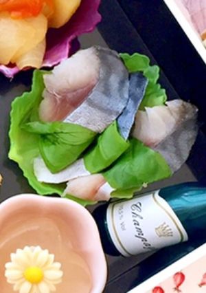 しめ鯖にバジル！ 美味しい！簡単♫-レシピのメイン写真