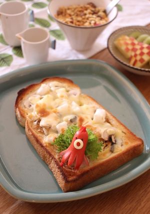 おもちと昆布のもちもちパンキッシュ-レシピのメイン写真