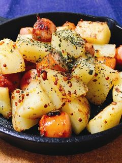 レンジで時短!簡単一口ジャーマンポテト-レシピのメイン写真