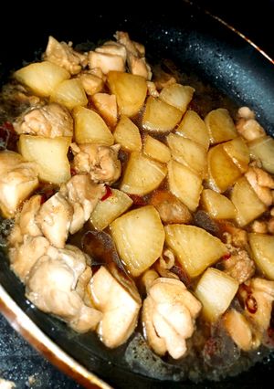 大根と鶏むね肉の甘辛煮-レシピのメイン写真