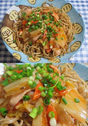 ぶち辛いあんかけ焼きそば-レシピのメイン写真