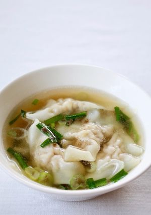 身体温まる【雲呑スープ】ワンタンスープ-レシピのメイン写真