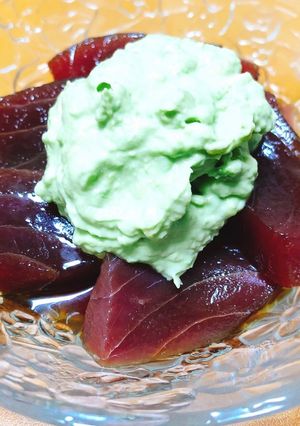 鮪のづけアボカドディップソース-レシピのメイン写真