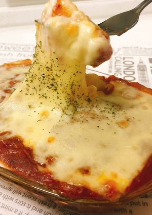一人暮らしのなんちゃって餃子ラザニア-レシピのメイン写真