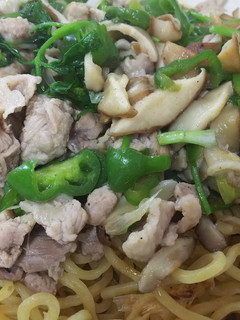 簡単中華・豚肉とピーマンと椎茸の焼きそば-レシピのメイン写真