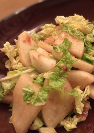 西川農藝菜種油で☆大根と白菜のおかか和え-レシピのメイン写真