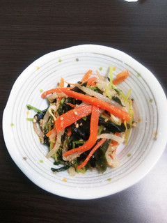 もやしと人参と豆苗のナムル-レシピのメイン写真