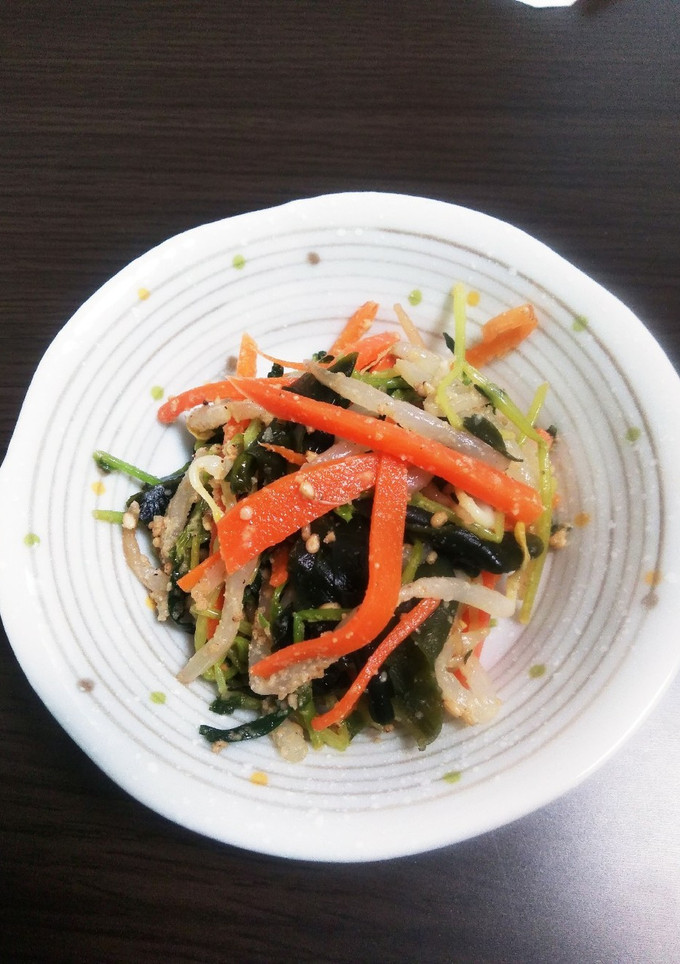 もやしと人参と豆苗のナムル-レシピのメイン写真